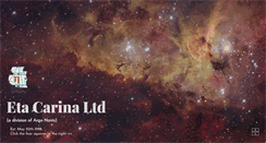 Desktop Screenshot of eta-carina-ltd.com